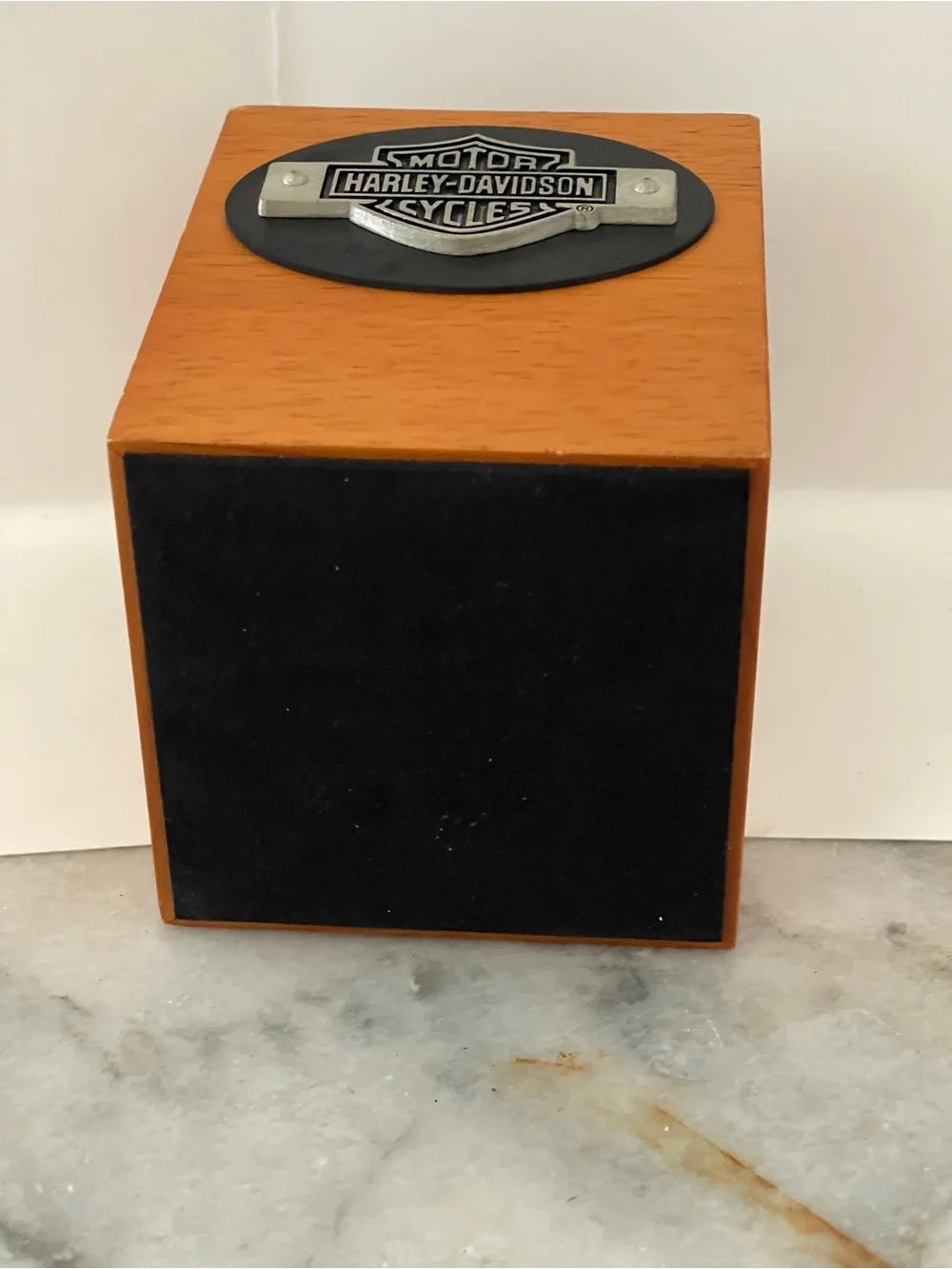 Harley-Davidson Black & Brown Logo Display Box with Collectible Pins